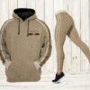 Gucci beige hoodie leggings luxury brand clothing clothes outfit for women
