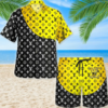 LV Red Black Luxury Brand Fashion Hawaii Set For Men TH3200192