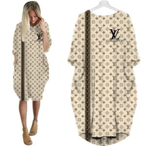 LV Hot Limited Batwing Pocket Dress For Women 2026 Max07966