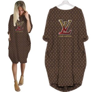 LV Hot Limited Batwing Pocket Dress For Women 2026 Max07968