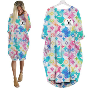 LV Hot Limited Batwing Pocket Dress For Women 2026 Max07984
