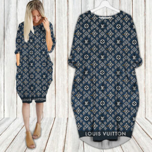LV Hot Limited Batwing Pocket Dress For Women 2026 Max07994