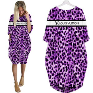 LV Hot Limited Batwing Pocket Dress For Women 2026 Max08005