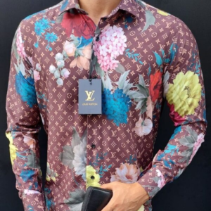 Limited LV Long Sleeve Button Shirt for Men Hot 2026 LI1131