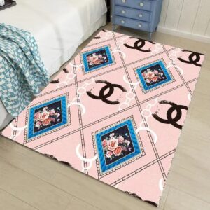 Chanel Fashion Logo Limited Luxury Brand Rug Carpet Home Decor  LVT00325