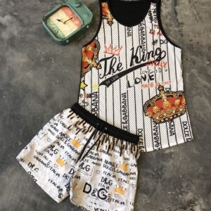 Combo D&G Tank top and short pants hot brand for summer hot 2026 PEA400005