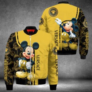 Limited Versa.ce Bomber Jacket Luxury Brand Unisex  Gift Hola13444