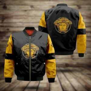 Limited Versa.ce Bomber Jacket Luxury Brand Unisex  Gift Hola13502