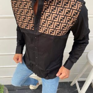 Limited Fendi Long Sleeve Button Shirt for Men Hot 2026 LI1043
