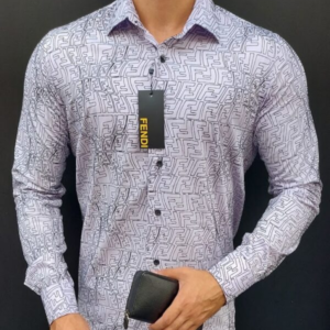 Limited Fendi Long Sleeve Button Shirt for Men Hot 2026 LI1053