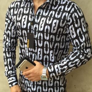 Limited Fendi Long Sleeve Button Shirt for Men Hot 2026 LIFL1026