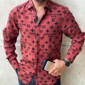 Limited LV Long Sleeve Button Shirt for Men Hot 2026 LILL1158