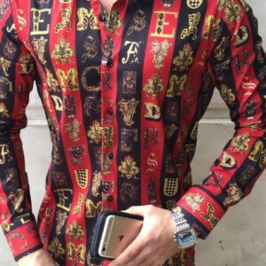 Limited Versa.ce Long Sleeve Button Shirt for Men Hot 2026 LIVL1139