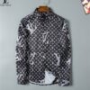 Limited LV Long Sleeve Button Shirt for Men Hot 2026 LV2804S1