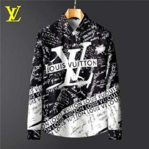 LIMITED 2023 Louis Vuitton LONG SLEEVE BUTTON SHIRT - DN04443