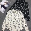 (Black & White) Louis Vuitton Long Sleeve Shirt For Men - Max02186