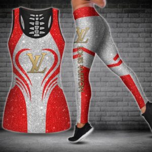 Louis Vuitton hublot tank top leggings luxury brand clothing clothes outfit gym for women hot 2023 - Max07667