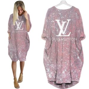 LV Hot Limited Batwing Pocket Dress For Women 2026 Max07970