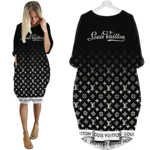 LV Hot Limited Batwing Pocket Dress For Women 2026 Max07974