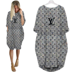 LV Hot Limited Batwing Pocket Dress For Women 2026 Max07978