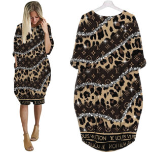 LV Hot Limited Batwing Pocket Dress For Women 2026 Max07979