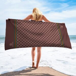 Gucci Soft Cotton Bath Large Beach Towel Hot 2023 Item Fashion - Max08655