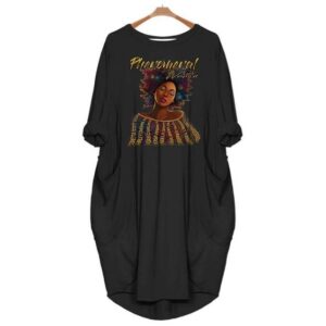 Batwing pocket dress luxury brand clothing clothes outfit for women-Max08742