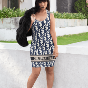 Dior Tanktop Dress luxury brand clothing clothes outfit for women - Max09386