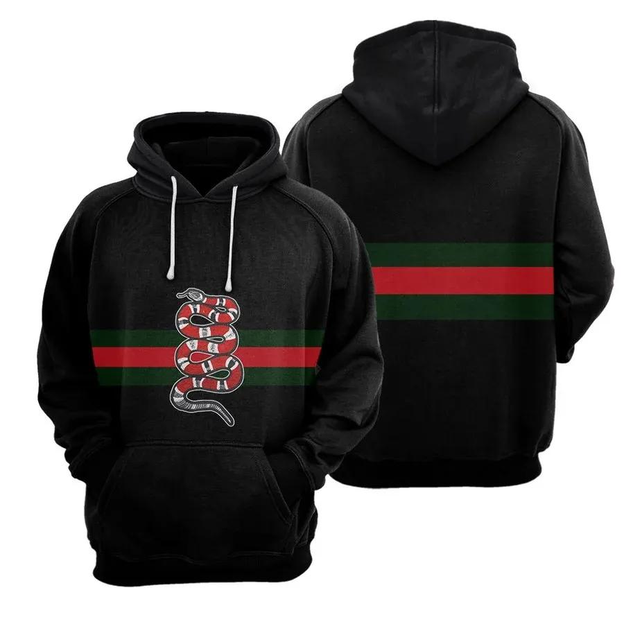 Gucci Snake Unisex Hoodie, Gucci Logo Hoodie For Men Women
