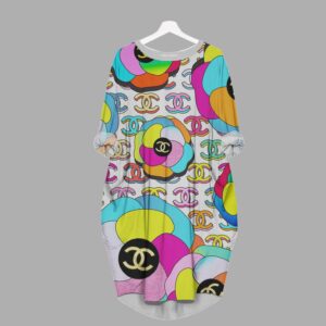 Chanel batwing pocket dress luxury brand clothing clothes outfit for women-Min00286
