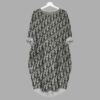Dior batwing pocket dress luxury brand clothing clothes outfit for women -  Min00306