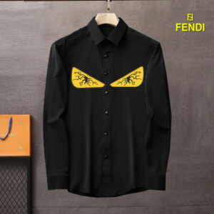 Limited Fendi Long Sleeve Button Shirt for Men Hot 2026 Oder313