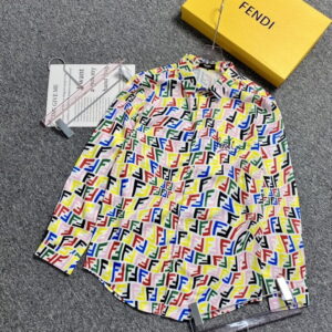 Limited Fendi Long Sleeve Button Shirt for Men Hot 2026 Oder332