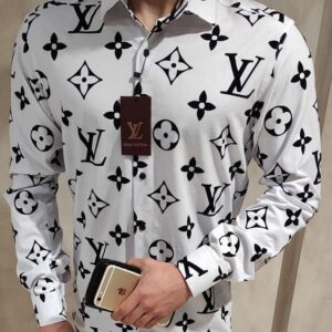 Limited LV Long Sleeve Button Shirt for Men Hot 2026 Max07217