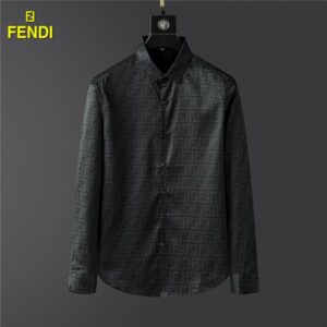 Limited Fendi Long Sleeve Button Shirt for Men Hot 2026 PEA31663