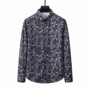 Limited Fendi Long Sleeve Button Shirt for Men Hot 2026 PEA31666
