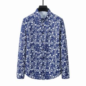 Limited Fendi Long Sleeve Button Shirt for Men Hot 2026 PEA31667