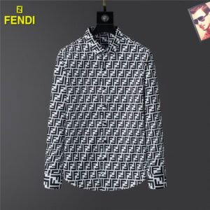 Limited Fendi Long Sleeve Button Shirt for Men Hot 2026 PEA31669