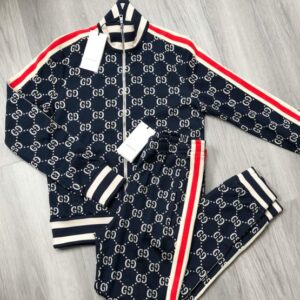 Limited Stand Collar Jacket + Sweatpants GC Luxury Brand Unisex Hot Gift PEA32016