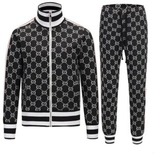 Limited Stand Collar Jacket + Sweatpants GC Luxury Brand Unisex Hot Gift PEA32036