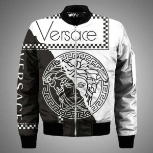 Limited Versa.ce Bomber Jacket Luxury Brand Unisex  Gift TH738