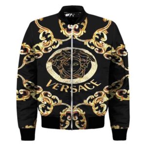 Limited Versa.ce Bomber Jacket Luxury Brand Unisex  Gift TH739
