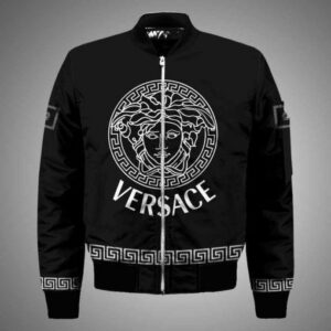 Limited Versa.ce Bomber Jacket Luxury Brand Unisex  Gift TH742