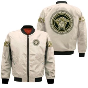 Limited Versa.ce Bomber Jacket Luxury Brand Unisex  Gift TH758