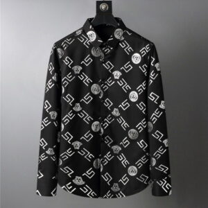 Limited Versa.ce Long Sleeve Button Shirt for Men Hot 2026 V6911S