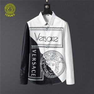 Limited Versa.ce Long Sleeve Button Shirt for Men Hot 2026 V6913S