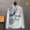 Limited Versa.ce Long Sleeve Button Shirt for Men Hot 2026 V6918S