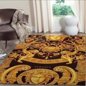 Versace Fashion Logo Limited Luxury Brand Rug Carpet Home Decor LVT00269