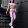 2026 Louis Vuitton Sportwear Combo Crop Top and Legging For Women - DN9200620